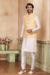 Picture of Splendid Silk Off White Kurtas