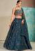 Picture of Organza Dark Slate Grey Readymade Lehenga Choli