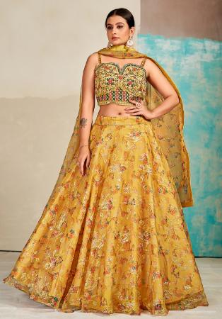 Picture of Splendid Organza Peru Readymade Lehenga Choli