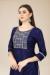 Picture of Sightly Silk Midnight Blue Kurtis & Tunic