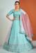 Picture of Nice Georgette Powder Blue Lehenga Choli