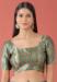 Picture of Excellent Silk Dark Sea Green Designer Blouse