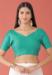 Picture of Stunning Silk Medium Sea Green Designer Blouse