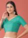 Picture of Stunning Silk Medium Sea Green Designer Blouse