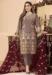 Picture of Wonderful Georgette Beige Straight Cut Salwar Kameez