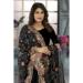 Picture of Pretty Net Black Saree