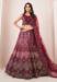 Picture of Pleasing Silk Brown Lehenga Choli