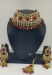 Picture of Pleasing Maroon Necklace Set