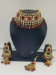 Picture of Pleasing Maroon Necklace Set