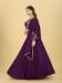 Picture of Alluring Georgette & Net & Satin Purple Lehenga Choli