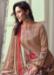 Picture of Alluring Satin Rosy Brown Straight Cut Salwar Kameez