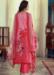 Picture of Satin Pale Violet Red Straight Cut Salwar Kameez