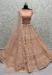 Picture of Good Looking Net Rosy Brown Lehenga Choli