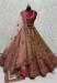 Picture of Wonderful Satin Rosy Brown Lehenga Choli