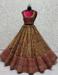 Picture of Wonderful Satin Rosy Brown Lehenga Choli