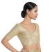 Picture of Sublime Silk Tan Designer Blouse