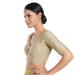 Picture of Sublime Silk Tan Designer Blouse