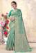 Picture of Sightly Organza Medium Sea Green Saree