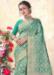 Picture of Sightly Organza Medium Sea Green Saree