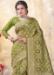 Picture of Sightly Organza Olive Drab Saree