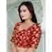 Picture of Resplendent Brasso Maroon Designer Blouse