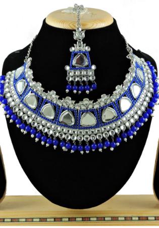 Picture of Excellent Midnight Blue Necklace Set