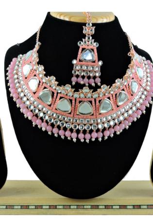 Picture of Statuesque Rosy Brown Necklace Set