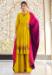 Picture of Appealing Georgette Golden Readymade Salwar Kameez