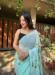 Picture of Stunning Organza Medium Aqua Marine Saree