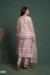 Picture of Alluring Net Rosy Brown Straight Cut Salwar Kameez