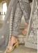 Picture of Sightly Net Grey Anarkali Salwar Kameez