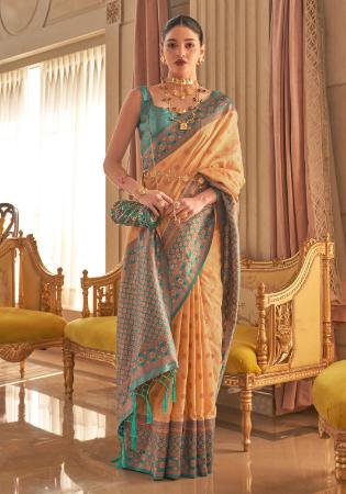 Picture of Pleasing Silk Peru Saree