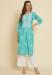 Picture of Excellent Cotton Medium Aqua Marine Kurtis & Tunic