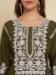 Picture of Delightful Cotton Dark Olive Green Kurtis & Tunic