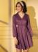 Picture of Enticing Satin Rosy Brown Kurtis & Tunic