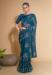 Picture of Pleasing Georgette Midnight Blue Saree