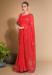 Picture of Exquisite Georgette Crimson Saree