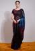 Picture of Well Formed Georgette Black Saree