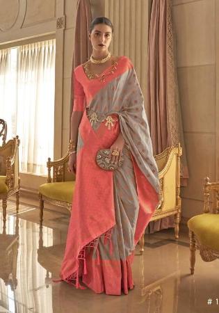 Picture of Wonderful Silk Rosy Brown Saree