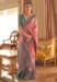 Picture of Enticing Chiffon Dark Salmon Saree