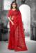 Picture of Charming Net Fire Brick Saree