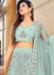 Picture of Sublime Net Light Steel Blue Lehenga Choli