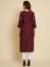 Picture of Stunning Cotton Brown Kurtis & Tunic