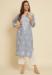 Picture of Lovely Cotton Light Slate Grey Kurtis & Tunic