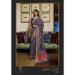 Picture of Nice Silk Dark Slate Grey Saree