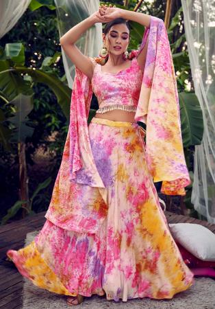 Picture of Radiant Silk Hot Pink Readymade Lehenga Choli