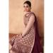 Picture of Georgette Rosy Brown Straight Cut Salwar Kameez