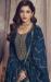 Picture of Bewitching Silk Midnight Blue Anarkali Salwar Kameez