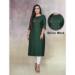 Picture of Graceful Rayon Forest Green Kurtis & Tunic