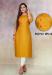 Picture of Exquisite Rayon Golden Rod Kurtis & Tunic